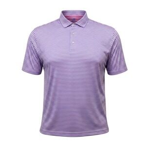 Johnnie-O Warwick Featherweight Polo Shirt XXL Porto Pink Striped JMP07330 NEW